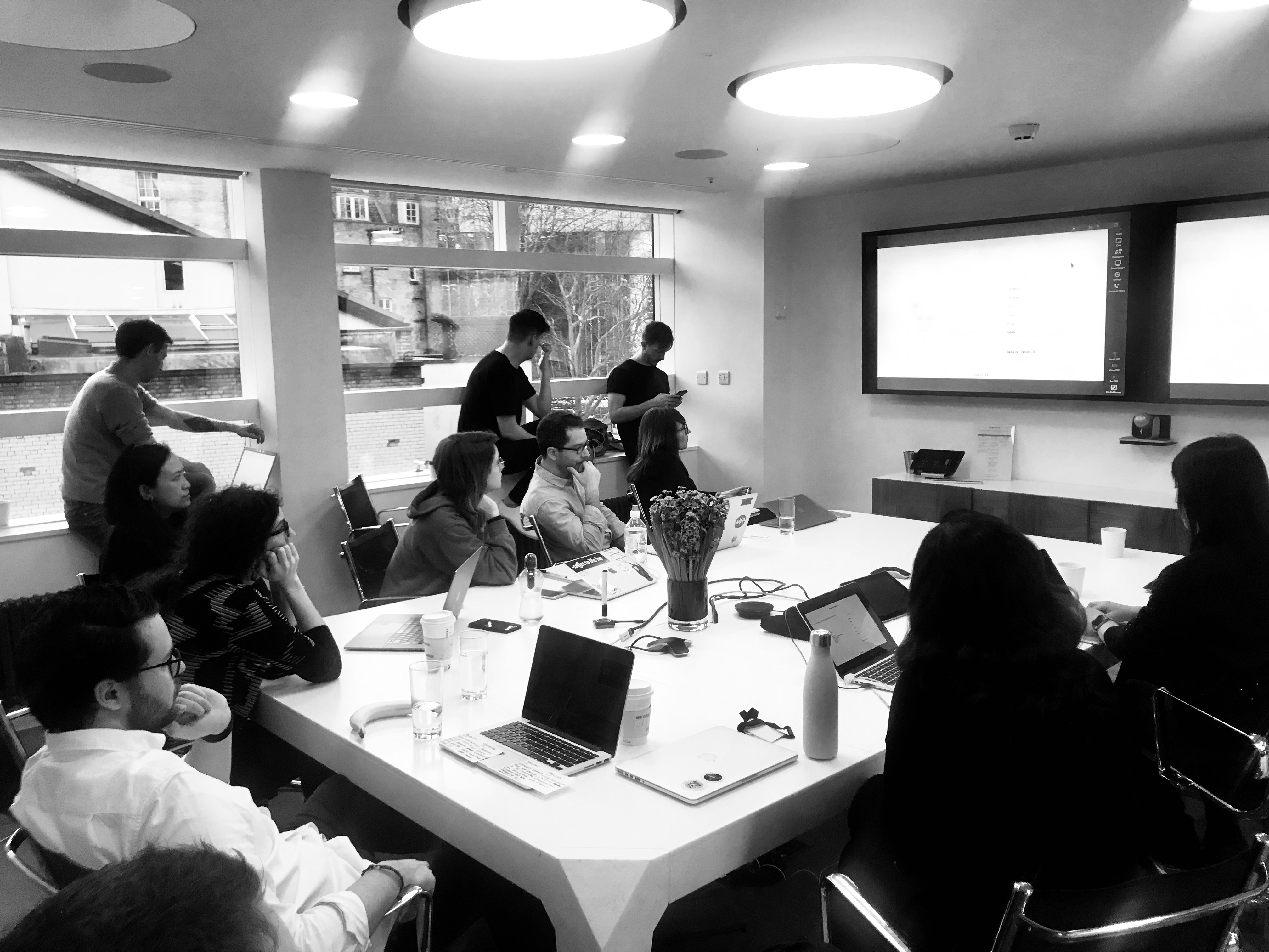 One of the meeting rooms in London